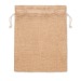 Sac cadeau moyen en jute, Sac en toile de jute promotional