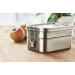 Double chan - stainless steel lunch box. wholesaler