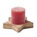 Star candle holder with candle wholesaler