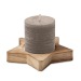 Star candle holder with candle, candle promotional