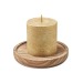  Bougeoir rond avec bougie, bougie promotional