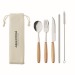 CUSTA SET Stainless steel cutlery, straw promotional