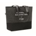 Product thumbnail DUO INDICO - RPET felt shopping bag 5