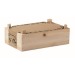 Strawberry seeds in a wooden box wholesaler