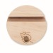 GROW ROUND STAND - Support de téléphone en bouleau, Porte-téléphone portable et support, socle, base pour smartphone promotional