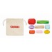 8 stackable wooden pieces, Chinese puzzle and patience game promotional