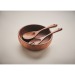 Product thumbnail RUCCO - Salad bowl with cutlery. 1
