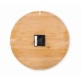 Product thumbnail ESFERE Round shape bamboo wall clock 2