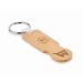 COMPRAS Bamboo euro token key ring, Token key ring promotional