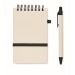 MITO SET - Carnet en carton de lait recyclé, carnet à spirales promotional