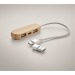 Hub USB 3 ports câble 2 en 1, Hub promotional