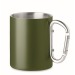 Product thumbnail 300 ml double-wall metal mug with carabiner handle 2