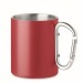 Product thumbnail 300 ml double-wall metal mug with carabiner handle 3