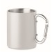 Product thumbnail 300 ml double-wall metal mug with carabiner handle 4