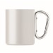 300 ml double-wall metal mug with carabiner handle wholesaler