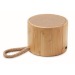 Product thumbnail COOL Round bamboo wireless speaker 0