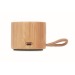 Product thumbnail COOL Round bamboo wireless speaker 5