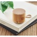 COOL Round bamboo wireless speaker, Wooden or bamboo enclosure promotional