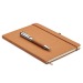ELEGANOTE - Carnet en cuir recyclé et stylo, carnet recyclé promotional