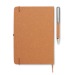 ELEGANOTE - Recycled leather notebook and pen, recycled notebook promotional