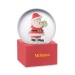 SANTO - Small glass snow globe, bauble promotional