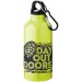 Aluminium canister with carabiner 40cl, miscellaneous gourd promotional