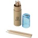 Set de 6 crayons de couleur Kram, Crayon de couleur promotional