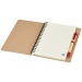 Recycled notebook with pen Priestly, notebook with pen promotional