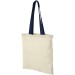 Product thumbnail Nevada 100 gsm cotton bag with coloured handles 1