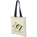 Nevada 100 gsm cotton bag with coloured handles wholesaler