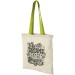 Nevada 100 gsm cotton bag with coloured handles, Tote bag promotional