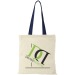Nevada 100 gsm cotton bag with coloured handles wholesaler