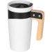 Product thumbnail Large 45 cl ceramic mug with wooden handle 0