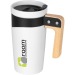 Product thumbnail Large 45 cl ceramic mug with wooden handle 1