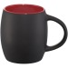 40 cl matt black two-tone ceramic barrel mug wholesaler