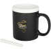 Tasse d'écriture Chalk 330ml, mug ardoise promotional