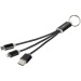 Product thumbnail 3-in-1 charging cable with Metal key ring 4