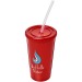 Double wall 35cl cup with straw wholesaler