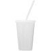Double wall 35cl cup with straw wholesaler