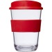 Tumbler 30cl transparent, mug and cup with lid promotional