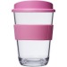 Tumbler 30cl transparent, mug and cup with lid promotional