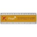 Product thumbnail Ruler with insert 15cm 2