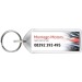 Product thumbnail Rectangular key ring with reopenable window 2