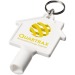 Key ring with utility key triangle, multifunction tool promotional