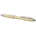 Wheat straw ballpen with chrome tip, Cheap promo pen promotional