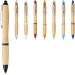 Stylo bille en bambou Nash, Stylo en bois ou bambou promotional