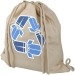 Recycled cotton backpack 210g wholesaler