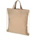 Sac à dos recyclé 210g/m² Pheebs avec cordon de serrage 6L, sac à dos léger à cordelettes promotional