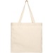 Gusseted shopping bag in recycled polycotton 210g, Durable shopping bag promotional