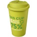 Insulating cup made of recycled plastic, mug and cup with lid promotional